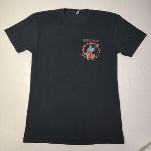Robert Plant T-Shirt Men Large Black Band of Joy 2011 North American Tour